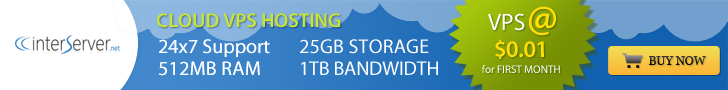 InterServer cloud VPS hosting offer